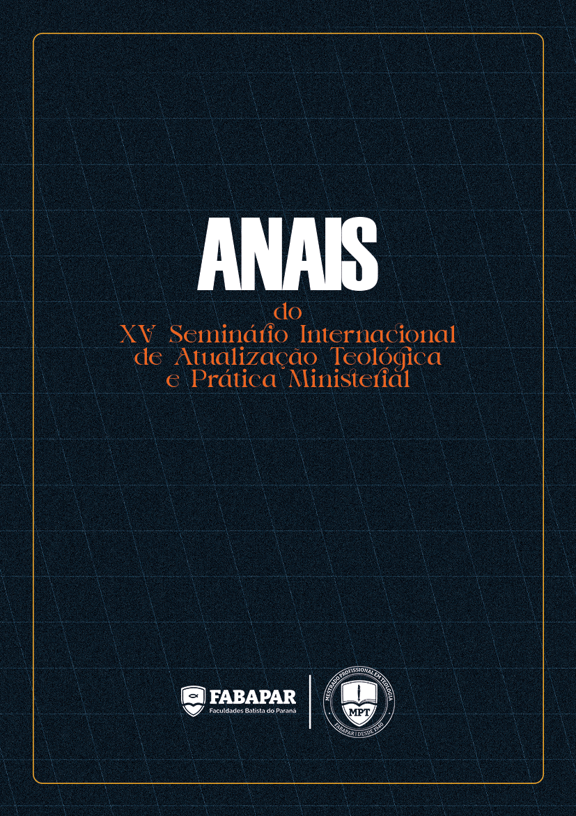 					Visualizar v. 3 n. 3 (2026): ANAIS do XV Seminário Internacional de Atualização Teológica e Prática Ministerial
				